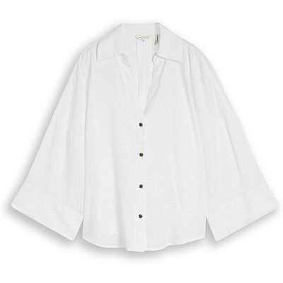TOM TAILOR Bluse weiss 44 W TOM TAILOR Bluse weiss 44 W