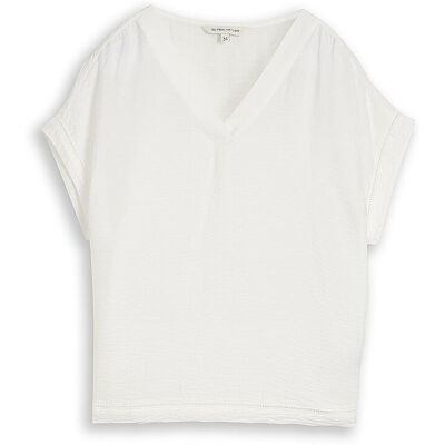 TOM TAILOR Blusenshirt weiss 38 W TOM TAILOR Blusenshirt weiss 38 W