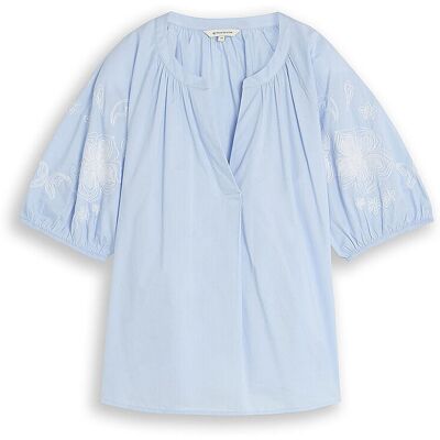 TOM TAILOR Blusenshirt hellblau 38 W TOM TAILOR Blusenshirt hellblau 38 W