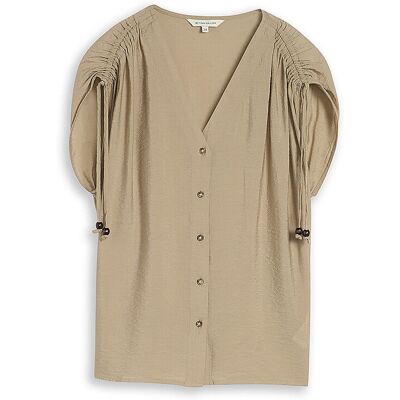 TOM TAILOR Blusenshirt olive 38 W TOM TAILOR Blusenshirt olive 38 W