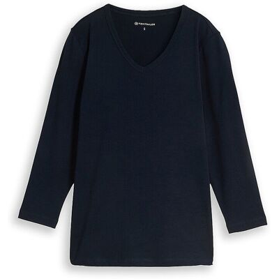 TOM TAILOR Langarmshirt dunkelblau XS W TOM TAILOR Langarmshirt dunkelblau XS W