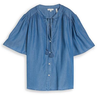 TOM TAILOR Jeansbluse hellblau 44 W TOM TAILOR Jeansbluse hellblau 44 W