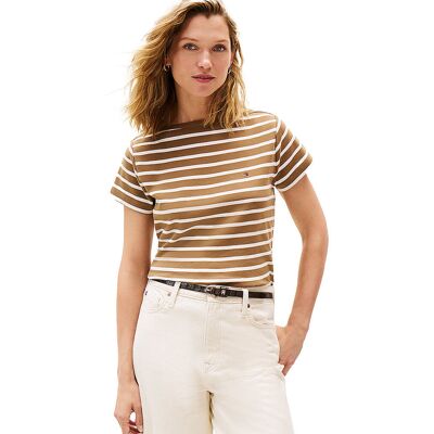 Tommy Hilfiger T-Shirt hellbraun S W Tommy Hilfiger T-Shirt hellbraun S W