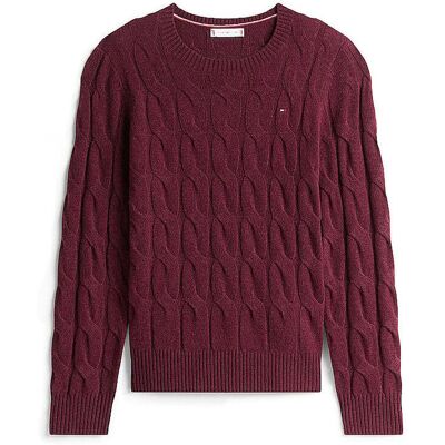 Tommy Hilfiger Pullover dunkelrot M W Tommy Hilfiger Pullover dunkelrot M W