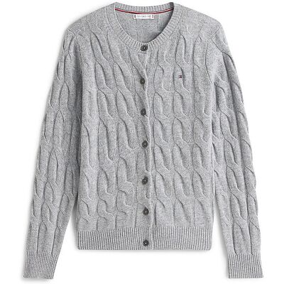 Tommy Hilfiger Cardigan grau S W Tommy Hilfiger Cardigan grau S W