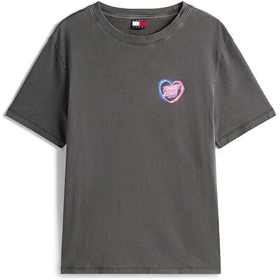 TOMMY JEANS T-Shirt TJW RLX NEON schwarz M W TOMMY JEANS T-Shirt TJW RLX NEON schwarz M W
