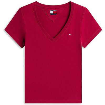 TOMMY JEANS T-Shirt dunkelrot M W TOMMY JEANS T-Shirt dunkelrot M W