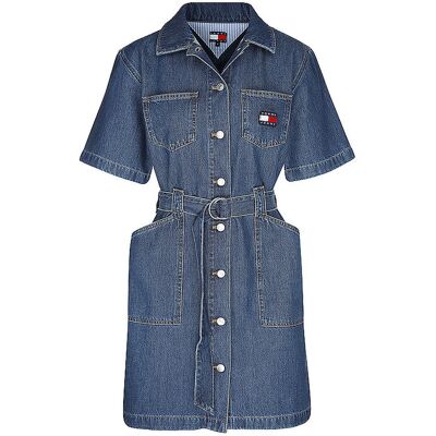 TOMMY JEANS Minikleid blau M W TOMMY JEANS Minikleid blau M W