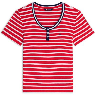 TOMMY JEANS T-Shirt rot XS W TOMMY JEANS T-Shirt rot XS W