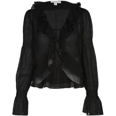 TOPSHOP Blusenshirt TSFIONA schwarz 40 W TOPSHOP Blusenshirt TSFIONA schwarz 40 W