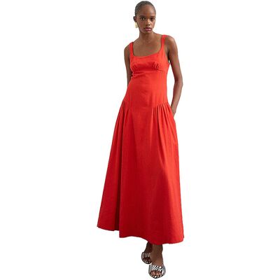 TOPSHOP Maxikleid TSVIOLA rot 34 W TOPSHOP Maxikleid TSVIOLA rot 34 W