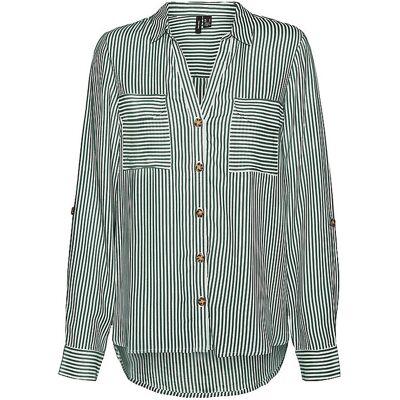 VERO MODA Bluse VMBUMPY grün L W VERO MODA Bluse VMBUMPY grün L W