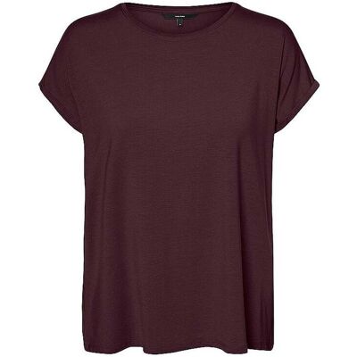 VERO MODA T-Shirt VMAVA dunkelrot S W VERO MODA T-Shirt VMAVA dunkelrot S W