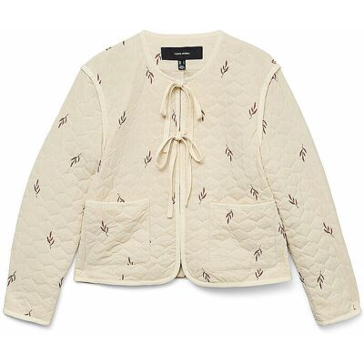 VERO MODA Leichtsteppjacke VMEVELYN beige L W VERO MODA Leichtsteppjacke VMEVELYN beige L W