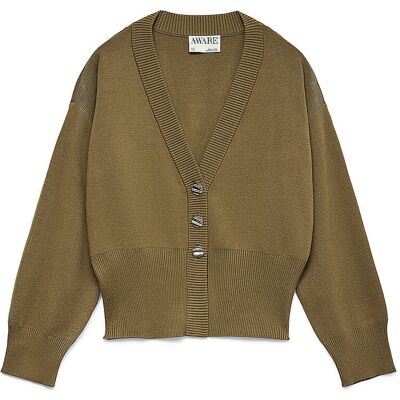 VERO MODA Cardigan AWTHILDE olive M W VERO MODA Cardigan AWTHILDE olive M W