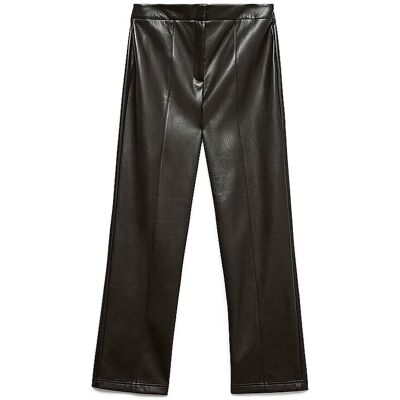 VERO MODA Hose in Lederoptik VMVIPS braun 44/L32 W VERO MODA Hose in Lederoptik VMVIPS braun 44/L32 W