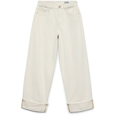 VERO MODA Jeans Wide Leg VMZELDA creme 29/L32 W VERO MODA Jeans Wide Leg VMZELDA creme 29/L32 W