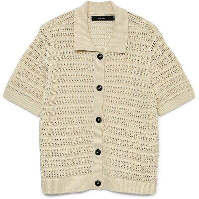 VERO MODA Poloshirt VMHAYLEY creme S W VERO MODA Poloshirt VMHAYLEY creme S W