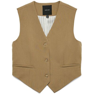 VERO MODA Gilet VMTENA hellbraun 38 W VERO MODA Gilet VMTENA hellbraun 38 W