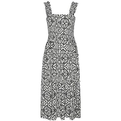 VERO MODA Midikleid beige M W VERO MODA Midikleid beige M W
