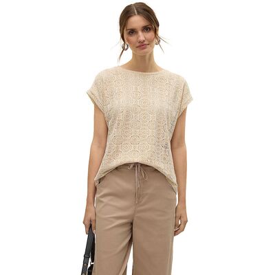 VERO MODA T-Shirt VMMAYA beige M W VERO MODA T-Shirt VMMAYA beige M W