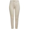 Only Hose Straight Fit Highwaist Curvy Onlemily Beige 30/l32