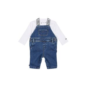 Tommy Hilfiger Baby Set Latzhose Shirt 2-teilig blau 80