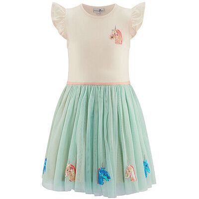 EISEND Mädchen Kleid mint 128 B EISEND Mädchen Kleid mint 128 B