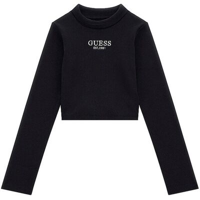 Guess Mädchen Langarmshirt schwarz 152 B Guess Mädchen Langarmshirt schwarz 152 B