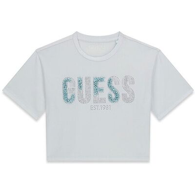 Guess Mädchen T-Shirt hellblau 140 B Guess Mädchen T-Shirt hellblau 140 B