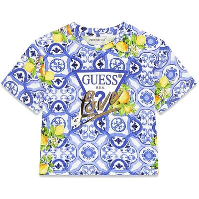 Guess Mädchen T-Shirt blau 176 B Guess Mädchen T-Shirt blau 176 B