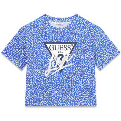 Guess Mädchen T-Shirt blau 152 B Guess Mädchen T-Shirt blau 152 B