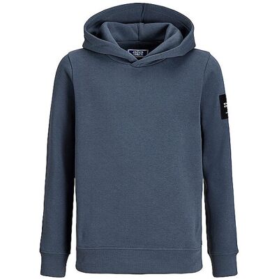 JACK & JONES Jungen Kapuzensweater - Hoodie JJCLEVELAND blau 140 B JACK & JONES Jungen Kapuzensweater - Hoodie JJCLEVELAND blau 140 B