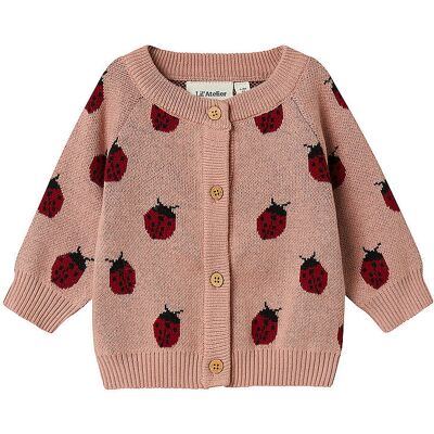 LIL ATELIER Baby Strickjacke rosa 86 B LIL ATELIER Baby Strickjacke rosa 86 B