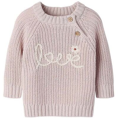 LIL ATELIER Baby Strickpullover NBFEMLEN rosa 62 B LIL ATELIER Baby Strickpullover NBFEMLEN rosa 62 B