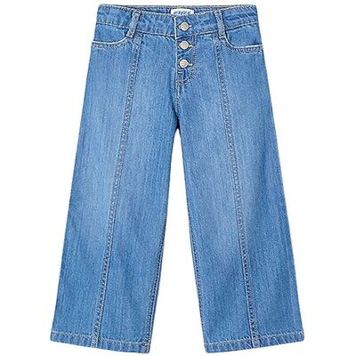 MAYORAL Mädchen Jeans Wide Leg blau 140 B MAYORAL Mädchen Jeans Wide Leg blau 140 B