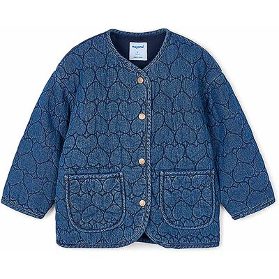 MAYORAL Mädchen Jeansjacke blau 128 B MAYORAL Mädchen Jeansjacke blau 128 B