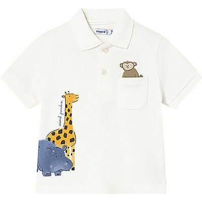 MAYORAL Baby Poloshirt weiss 74 B MAYORAL Baby Poloshirt weiss 74 B