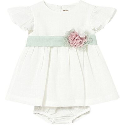 MAYORAL Baby Mädchen Kleid creme 74 B MAYORAL Baby Mädchen Kleid creme 74 B