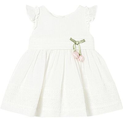 MAYORAL Baby Mädchen Kleid creme 74 B MAYORAL Baby Mädchen Kleid creme 74 B