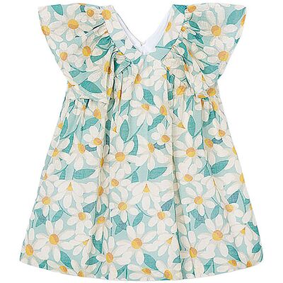 MAYORAL Mädchen Kleid türkis 116 B MAYORAL Mädchen Kleid türkis 116 B