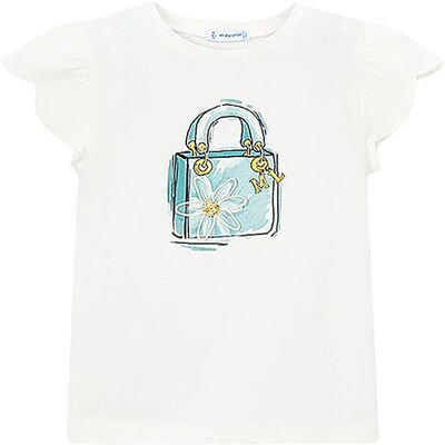 MAYORAL Mädchen T-Shirt creme 116 B MAYORAL Mädchen T-Shirt creme 116 B