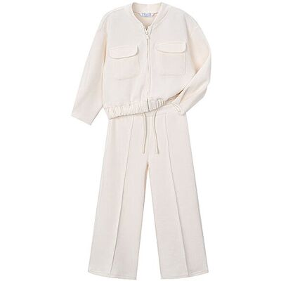 MAYORAL Mädchen Set 2-teilig Jacke und Hose creme 104 B MAYORAL Mädchen Set 2-teilig Jacke und Hose creme 104 B