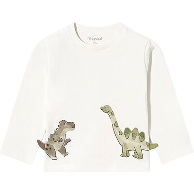 MAYORAL Baby Langarmshirt creme 68 B MAYORAL Baby Langarmshirt creme 68 B