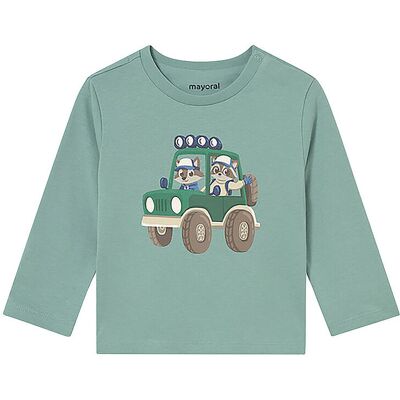 MAYORAL Baby Langarmshirt hellgrün 86 B MAYORAL Baby Langarmshirt hellgrün 86 B