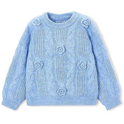 MAYORAL Mädchen Pullover hellblau 116 B MAYORAL Mädchen Pullover hellblau 116 B