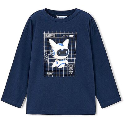 MAYORAL Jungen Langarmshirt dunkelblau 116 B MAYORAL Jungen Langarmshirt dunkelblau 116 B