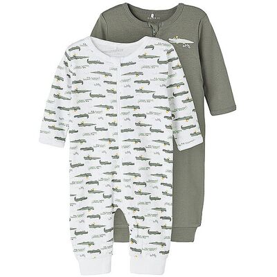 NAME IT Baby Schlafoverall 2er Pkg. weiss 50 B NAME IT Baby Schlafoverall 2er Pkg. weiss 50 B