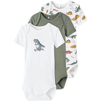 NAME IT Baby Body 3-er Pkg. NBMBODY olive 56 B NAME IT Baby Body 3-er Pkg. NBMBODY olive 56 B
