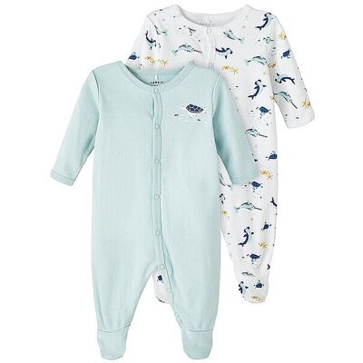 NAME IT Baby Schlafanzug 2-er Pkg. mint 92 B NAME IT Baby Schlafanzug 2-er Pkg. mint 92 B